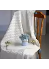 Akayev Mermer Beyaz 30x15 Cm Altın Ginkgo Sunum Tabağı