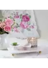 Akayev Mermer Beyaz 30x20 cm Boncuk Ayaklı Sunum Tabağı