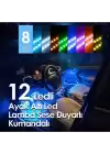 Araç İçi Müziğe Ve Sese Duyarlı Rgb Led