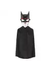 Batman Maskesi Catwoman Ve Batman Pelerini Siyah Set