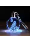 Baykuş Tasarımlı Işıklı Anahtarlık
