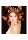 Bekarlığa Veda Rose Gold Bride Taç