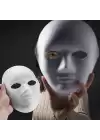 Beyaz Renk Boyanabilir Anonim Tam Yüz Cosplay Maske 24x18 Cm