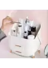 Çekmeceli Kozmetik Organizer Beyaz