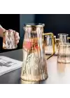 Çelik Kapaklı Cam Sürahi 1800 Ml