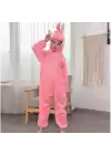 Çocuk Tavşan Kostümü Pembe Renk 4-5 Yaş