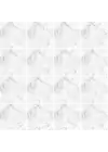 Decohandy  Pvc Yer Karosu 30x30cm 4lü Paket - Mermer Desenli Beyaz  0,36m2