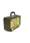 Dekoratif Vintage Metal Radyo