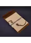 Deri Defter Ve Tüylü Kalem Hediye Seti