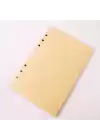 Deri Yaprak Desenli Çizgisiz Defter