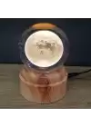 Dolunay Tasarımlı Dönen Cam Küre