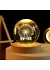 Dönme Dolap Tasarımlı Işıklı Cam Küre