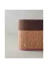 English Home Gina Bambu Sepet 40x30x16 cm Koyu Kahverengi