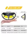 Fonksiyonel Sensörlü 122 Ledli Solar Bahçe Lambası