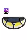 Fonksiyonel Sensörlü 122 Ledli Solar Bahçe Lambası