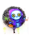 Halloween İskelet Hayalet Folyo Balon 18 İnç