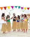 Hawaii Tarzı Hula Eteği – 60 Cm Hasır Natural Etek