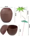 Hindistan Cevizi Pipetli Bardak