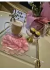 Kalpli Fiyonklu Gold Kahve Kaşığı 1 Adet