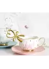 Kalpli Fiyonklu Gold Kahve Kaşığı 1 Adet