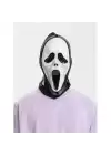 Kapşonlu Çığlık Maskesi Scream Maskesi 33x21 Cm