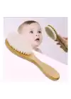 Keçi Kılı Organik Bebek Banyo Tarağı