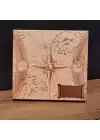 Kırmızı Pusula Tasarım Deri Defter Ve Touchpen Kalem Seti