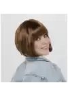 Kısa Küt Parti Peruğu Kahve
