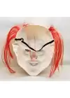 Kızıl Saçlı Joker Palyaço Maskesi