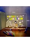 Led Aydınlatmalı Yazı Ve Çizim Tahtası - Büyük Boy 30x20 Cm