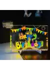 Led Aydınlatmalı Yazı Ve Çizim Tahtası - Küçük Boy 20x20 Cm