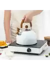 Paslanmaz Çelik Demlik Beyaz Renk