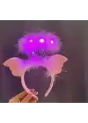 Pembe Kanatlı Led Işıklı Melek Hare Taç