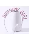 Pembe Kristal Taşlı Birthday Girl Taç