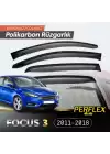Perflex Polikarbon Kırılmaz Rüzgarlık V2 Mugen Fiat Linea Mugen Ford Focus 3 2011-2018