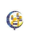 Ramazan Kubbeli Hilal Motifli Folyo Balon