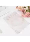 Rose Gold Bekarlığa Veda Kristal Taş Bride Tacı