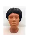Siyah Renk Kısa Kesim İçi Astarlı Erkek Peruğu