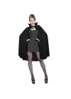 Siyah Renk Yakalı Halloween Pelerini 90 Cm