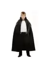 Siyah Renk Yakalı Halloween Pelerini 90 Cm