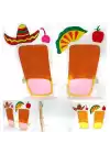 Sombrero Hawaii Fiesta Meyve Figürlü Gözlük