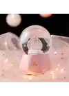 Tek Taş Yüzük Tasarımlı Büyük Boy Kar Küresi