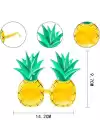 Tropikal Hawaii Ananas Şekilli Parti Gözlüğü