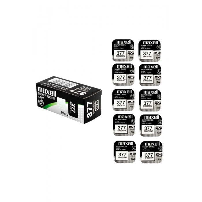 Maxell Sr626sw 377 Saat Pili - 10 Adet