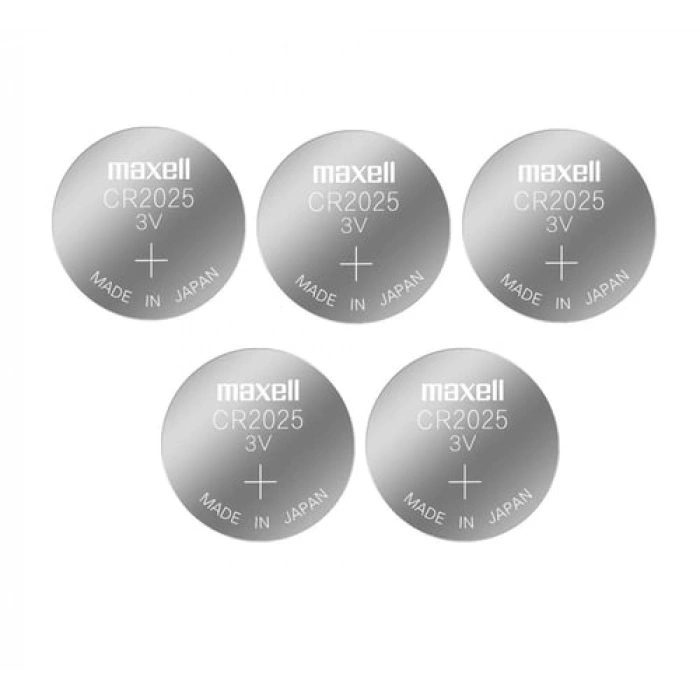 Maxell Cr2025 Lithium Pil - 5 ADET