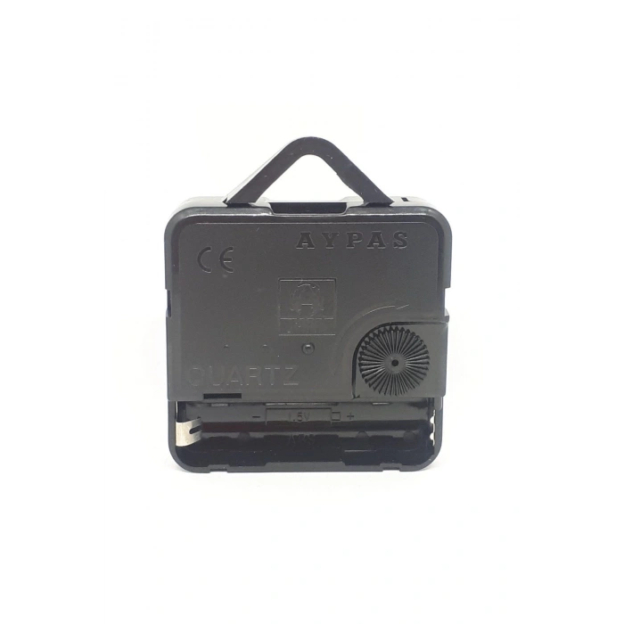 Aypaş Duvar Saat Mekanizması Motoru Makinesi Askılı TikTak Şaft Uzunluk 14mm - 1 Adet