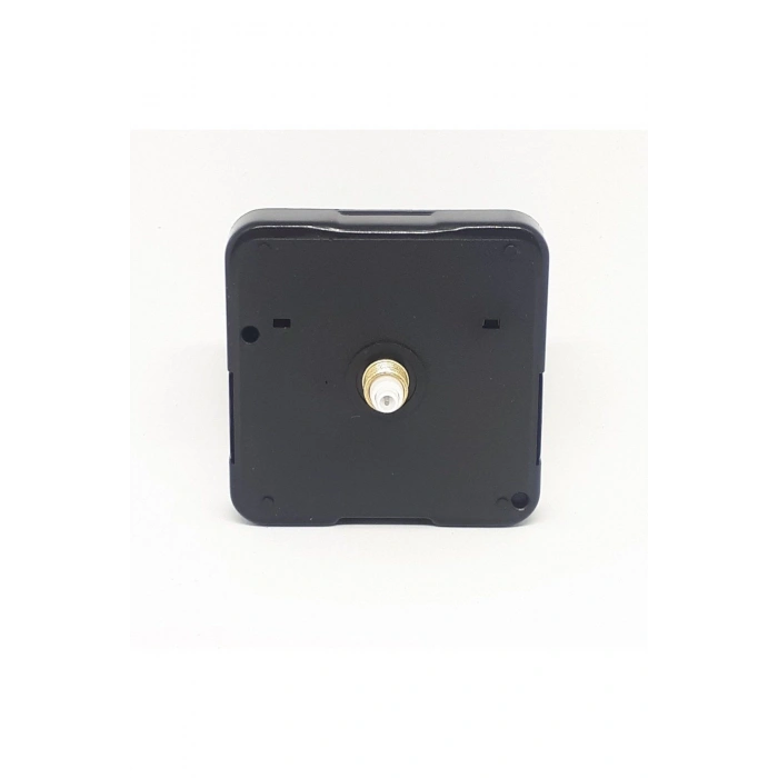 Aypaş Duvar Saat Mekanizması Motoru Makinesi Geçmeli Vidalı Sessiz Akar Şaft Uzunluk 14mm - 1 Adet