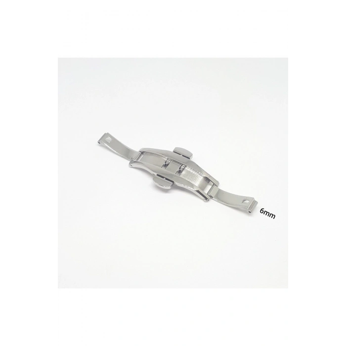 Emporio Armani Tissot Saat Uyumlu Metal Kordon Kelebek Basmalı Kilit Çelik - 6mm