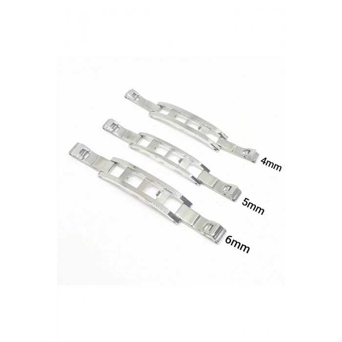 Emporio Armani Tissot Saat Uyumlu Metal Kordon Kelebek Düz Kilit - 6mm