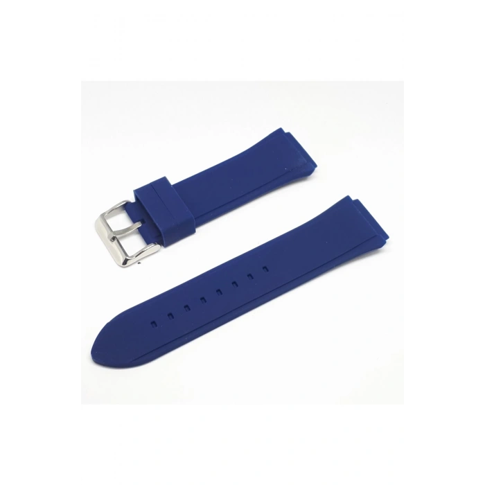 Guess Uyumlu Slikon Saat Kordonu Kayışı - Mavi
